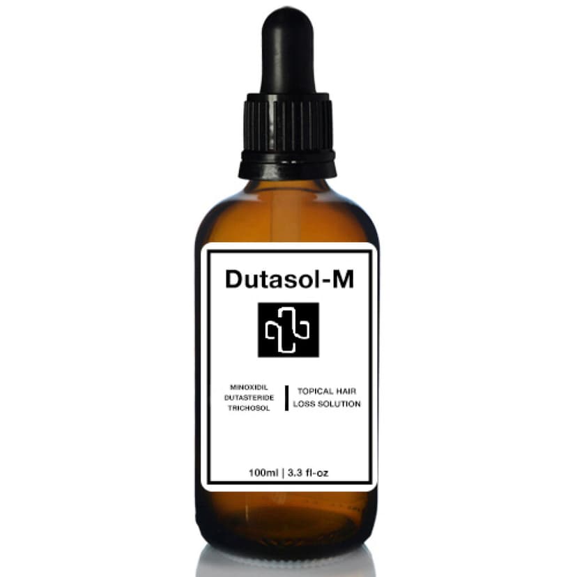 Dutasol-M Topical Dutasteride 0.1% Topical Minoxidil 5% and TrichoSol™ Hair Loss Treatment 100ml