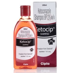 Ketocip Anti-Dandruff Shampoo 2% Ketoconazole 100ml Hair Repair Clinic