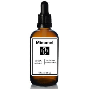Minomel Topical Minoxidil Melatonin TrichoSol Hair Loss Treatment Female 100ml 300