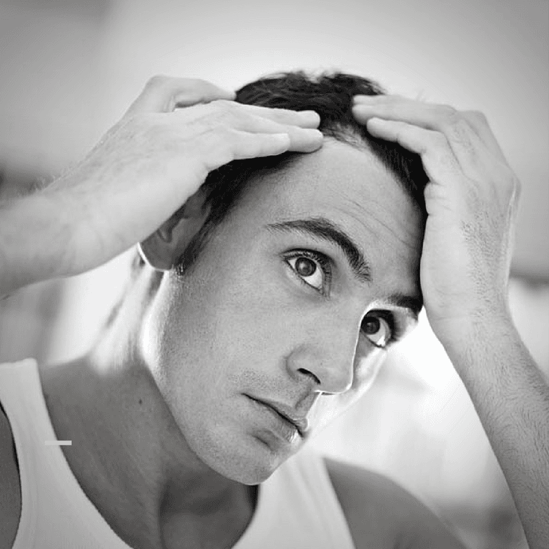 How to apply a topical hair loss treatment