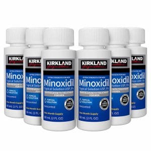 Kirkland Hair Regrowth Treatment Extra Strength For Men 5% Minoxidil Topical Solution 2 Fl Oz