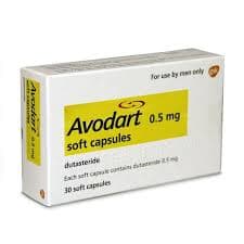 Avodart Dutasteride 0.5mg Soft Capsules Oral Hair Loss Treatment product image